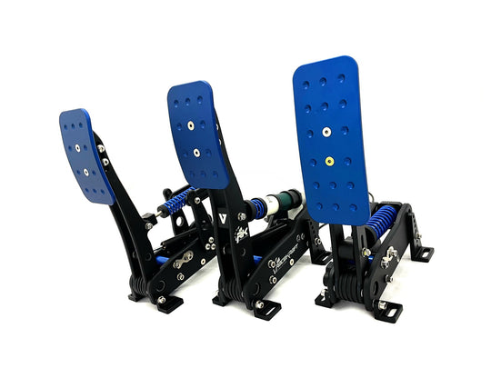 vnm pedal brake upgrade kit RaceKraft Tuned VNM Professional 3 Pedal set – RaceKraft Simulations